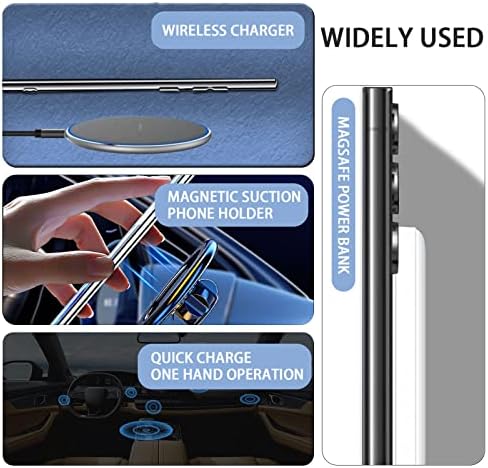 Caso magnético Micger para Samsung Galaxy S22 Caso Ultra com proteção completa da capa da câmera [Drop de 6 pés testada e compatível