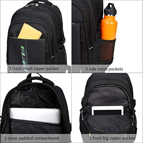 Mochila da escola esplendorte para meninos adolescentes Casual Daypack Student Laptop Bookbag Pack Pack College Backpack