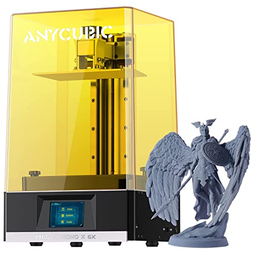 Anycubic Photon Mono X 6K Resina 3D Impressora e Anycubic Wash and Cure Plus, pacote de impressora 3D Resina