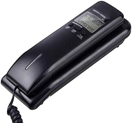Telefone UXZDX, telefone fixo retrô de estilo ocidental, com armazenamento digital, montagem de parede, função de redução