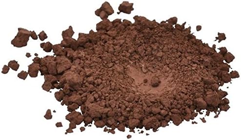 Óxido de ferro marrom escuro Luxury Colorant Powder Powder Cosmetic, incluindo olhos para sabonete, esmalte 4 oz