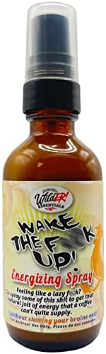 Wilder Essentials - Acorde o F UP! - Spray de calma essencial de óleo feito nos EUA com avelã orgânica e óleos essenciais