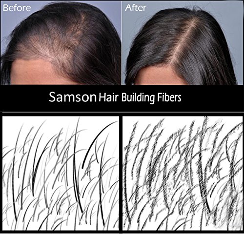 Fibras capilares de Samson Melhor Conto de Construção de Fibras de Construção de Lágina de Cabelo Os recipientes e recargas para todos os nomes de marcas feitos nos EUA