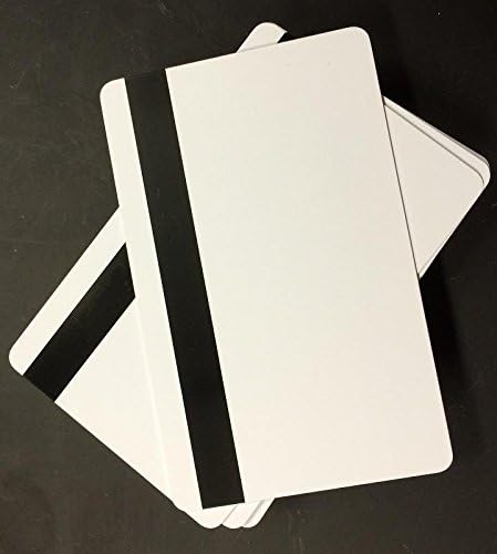 Blank estreito hico mag tira com 4442 cartões de identificação de pvc smart chip, impressão de dupla face