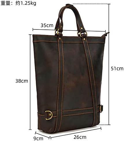 Lepsjgc artes de mochila de dupla mochila de mochila masculina para saco de lazer multifuncional vertical
