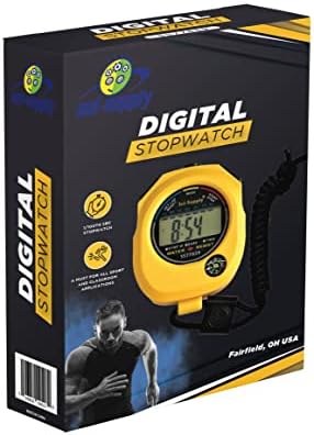 SS77659 SCI-Supply SS77659 Digital Stopwatch com bússola embutida e cordão