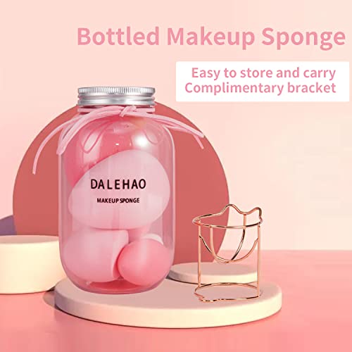 Dalehao Beauty Blender Sponge 7 Peças Esponja de maquiagem Conjunto para creme líquido e pó Faça esponja.