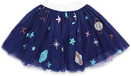 Yoha meninas de meninas de aniversário Tutu Mermaid Tutus Soft Pom Tutu Dress for Toddler Girls