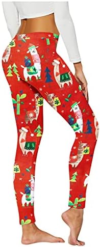 WSKMHK LEGGINGS DE NATAL PARA MULHERES VERÃO 2022, MATUMY CONTROL GRAPHIC ESCONCIONAGEM GRAÇA PALHAS DE YOGA MUITAS SOL