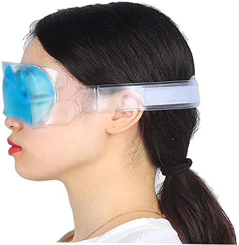Ajuda de relaxamento máscaras oculares - acessórios quentes/frios para círculos escuros Remover produtos para cuidados com os olhos com gel de resfriamento reutilizável - Pressione olho de alívio para uma aparência revigorada