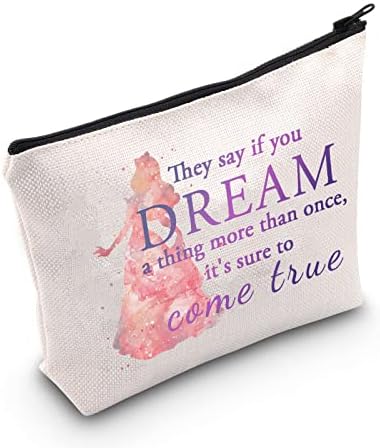 Tsotmo Fairy Tale Makeup Bag Movie Merchandise Gift Beauty Princess Gift Eles dizem se você sonhar uma coisa mais de