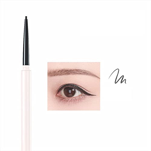 Eyeliner de barra de lábios Slim During During Color Eyeliner à prova d'água à prova de suor e não aglomerados não tira o delineador