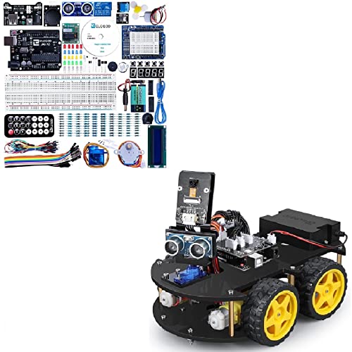 Elegoo Uno R3 Smart Robot Car Kit e Elegoo Uno Projeto Super Starter Kit