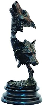 Estátuas de animais de lobo shtone Bonves esculturas de animais resumos resumo decoração de casa YDW-149