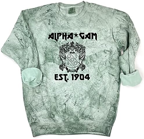 Go Greek Chic Alpha Gamma Delta Banda Vintage Sweatshirt