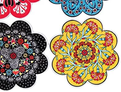 Coasterizações de cerâmica turca tradicionais de artesanato de artes