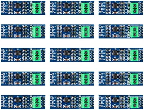 Qccan 15pcs max485 rs485 módulo transceptor TTL UART Serial para RS-485 Módulo para Raspberry Pi