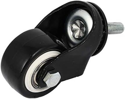 Aexit 1,5 '' Diâmetro rodas rodas 360 graus giratórios giratórios giratórios Casters 4pcs