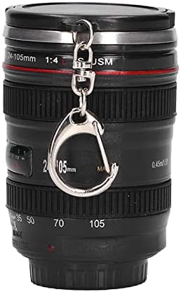 Vifemify 1 peça de câmeras de 100 ml xícara de xícara de aço inoxidável EF 24-105mm Copo de café de lente, adequado para entusiastas