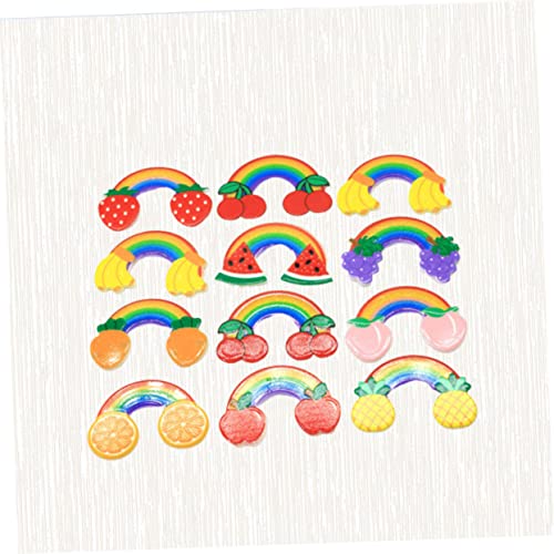 Didiseaon enfeites para criar mini barretas clipes de cabelo para crianças 1 pacote/20 pcs clipe de cabelo de frutas