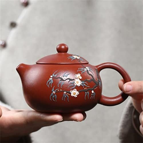 Uxzdx yixing pane de chá argila roxa xi shi bules minério de beleza chaleira 188 filtro de bola filtro de chá artesanal