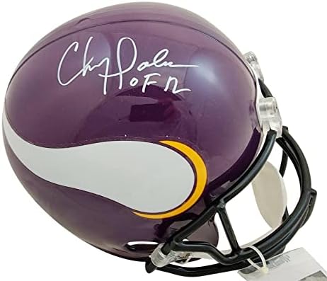 Chris Doleman assinou o capacete em tamanho real autografado vikings PSA/DNA AK22270 - Capacetes NFL autografados