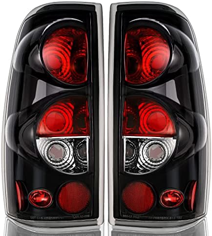OkyMotor Tail Light Lights Compatível com 1999-2006 Chevy Silverado 1500 2500 3500 com estilo de corpo clássico 1999-2002