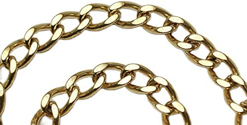 Colarinhos de corrente de ouro de cachorro colar de cadeia ajustável Cole