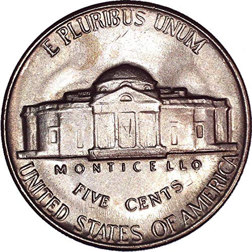 1959 Jefferson Nickel 5c Brilhante não circulado