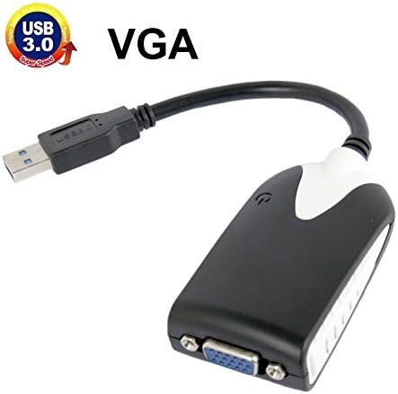 Adaptador VGA Cable USB 3.0 para VGA, Resolução: 1920 x 1080.