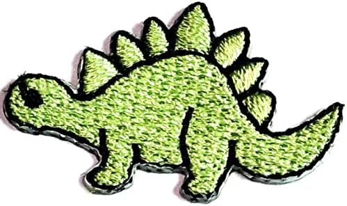 Kleenplus Mini dinossauro estegossauro patches baby dinossauro verde infantil adesivo desenho animado