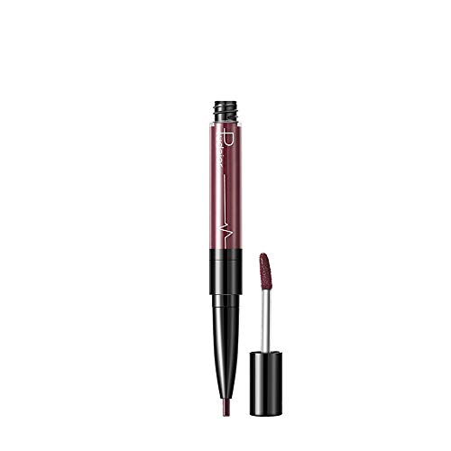 Outfmvch hidratante batom de ponta dupla de ponta dupla liplliner lipline lip stick lápis 16 cor beleza para revestimento de lábios