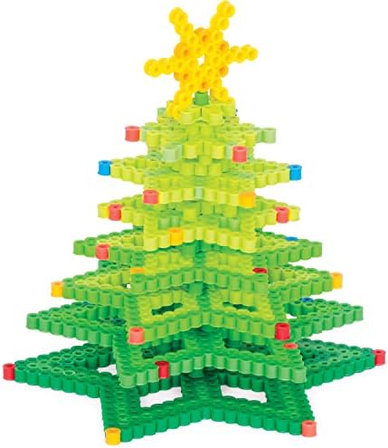 PERLER 3D Árvore de Natal 3D Kit de artesanato de contas, 8,75 x 8 x 2 , peça multicolor 2004