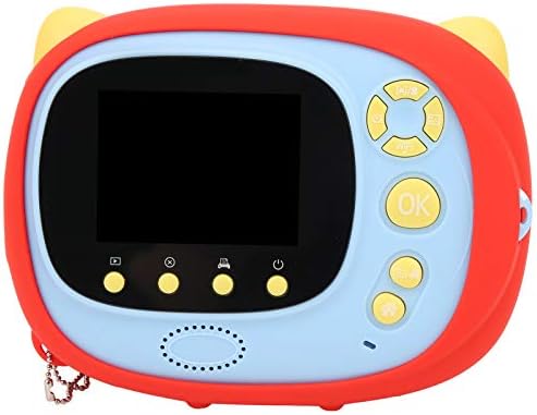 Câmera Salalis Mini Kids, Camera Digital de Crianças HD de 24MP, com tela de exibição colorida de 2 polegadas, câmera de impressão