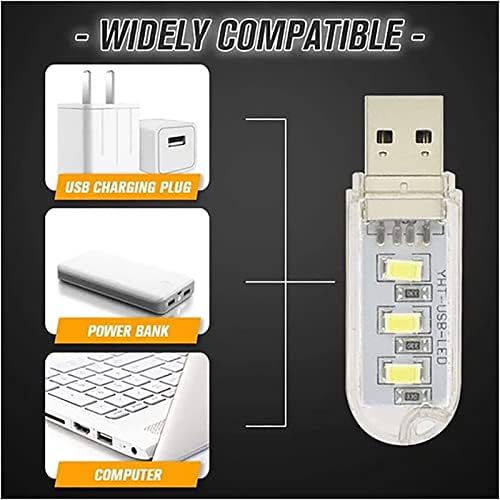 Luz de disco multiuso U Luz de disco USB Pequeno noite luz USB Luz de carregamento tesouro pequeno Night Light U Luz