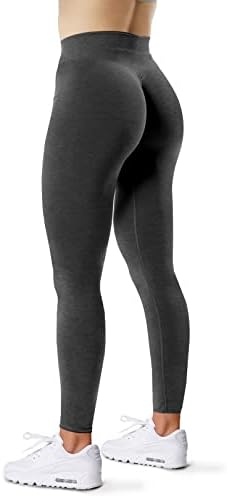 Leggings de treino de olmlmt para mulheres de alta cintura para levantar calças de ioga de scrunch de cintura alta