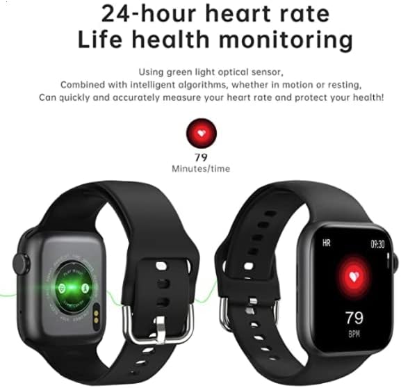 2022 Melhor relógio inteligente, 1,72 na tela de toque full smartwatch rastreador de fitness smartwatch com chamadas/textos/frequência
