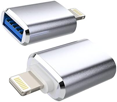 Lightning to USB iPhone OTG Adaptador Donglecamera Reader Reader Mouse Flash Drive Piano Midi Hub Conversor Sync Sync para Apple