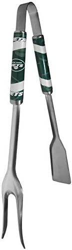 Siskiyou Sports NFL New York Jets Unisex 3 em 1 ferramenta de churrasco, cor de equipe, tamanho único
