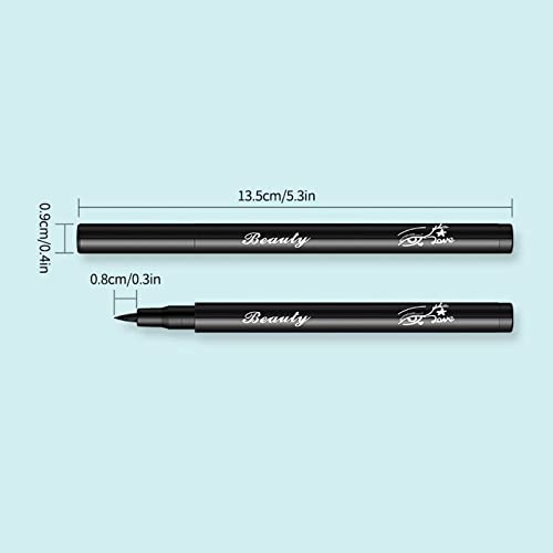 Lápis de unhas outfmvch Ning 12 colorido Eyeliner caneta esponja de cabeça macia dormindo caneta de seda de seda secagem