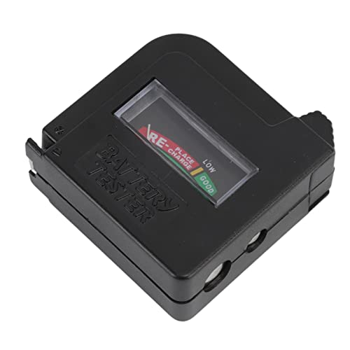 Testador de bateria universal com tela LCD, verificador de bateria de múltiplos fins de finalidade, testador inteligente
