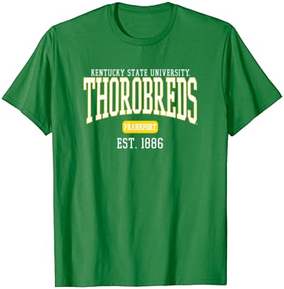 Universidade Estadual de Kentucky Ksu Thorobreds Est. Data de camiseta