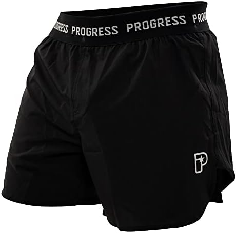 Progresso Jiu Jitsu Academy Board Shorts | Shorts BJJ confortáveis ​​e duráveis ​​| Shorts masculinos para jiu jitsu brasileiros