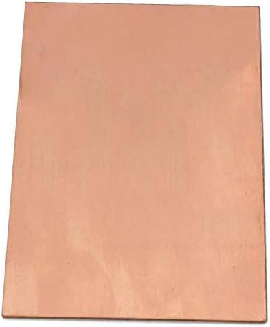 Havefun Metal Copper Foil Folha de cobre Folha de cobre Largura de 305 mm de comprimento 500 mm Placa de latão
