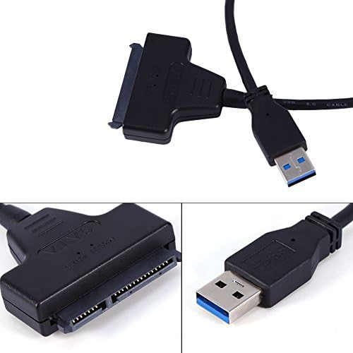 Adaptador para SDD, Indicador LED USB 3.0 para SSD Adaptador de disco rígido SSD USB 3.0 Alta velocidade externa para 98/SE/ME/2000/XP/Vista/7/8/8/10/