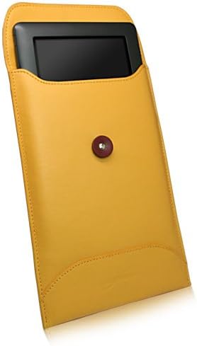 Caixa de onda de caixa compatível com o Pocketbook Touch Lux 4 - Manila Leather Envelope, Retro Envelope Style Hip Cover para