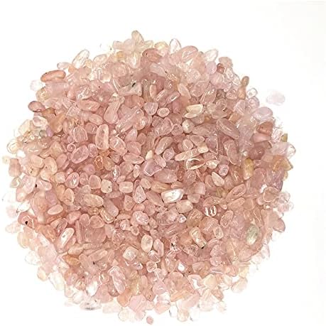 Zym116 50g Morganita rosa natural Tambulou pedras de cristal rosa Cristais de quartzo Cristais de aquário Cura Decoração Cura de pedras naturais e desgosto da casa mineral