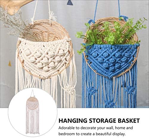 Partykindom 1pc Creca criativa- cesta de armazenamento montado em casas casas cestas de flores para decorações de casa/parede/sala