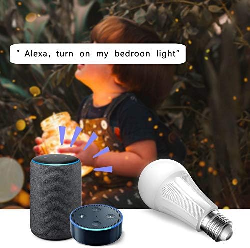 Smart Bulbs Smysen: lâmpada inteligente, lâmpada inteligente Alexa Amysen, 810 lúmen, lâmpada smart home lumin smart lumin