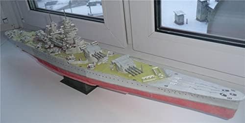 O navio de guerra francês Richelieu 3D Paper Model Kit Toy Kids Gifts
